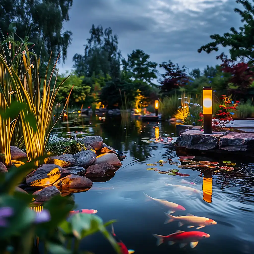 Moderne Onderwaterlampen voor Vijvers